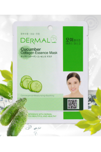 Obrázok pre Dermal Cucumber Collagen Essence pleťová maska 23g