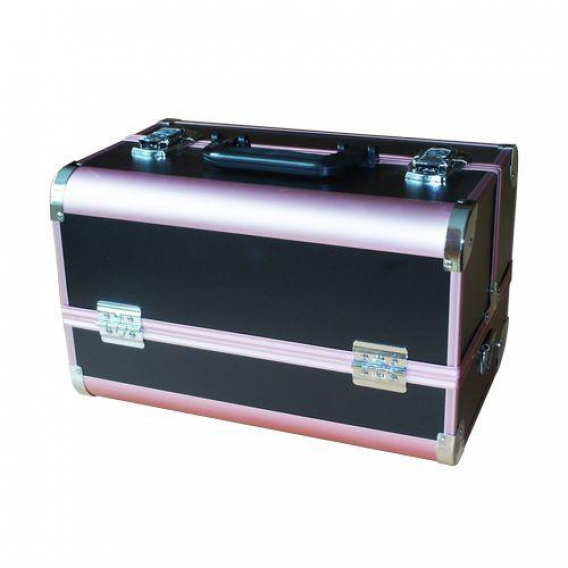Obrázok pre Manikérsky kufrík Pink-čierny