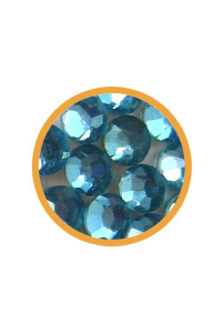 Obrázok pre Ozdobné kamienky na nechty 100 ks Aquamarine SS6