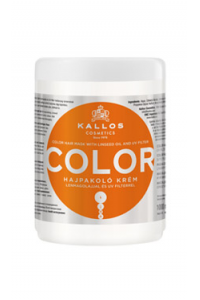 Obrázok pre Kallos Color maska na vlasy s lanovým olejom 1000ml