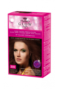 Obrázok pre Kallos Glow farba na vlasy nr. 550 hnedý mahagon 40ml