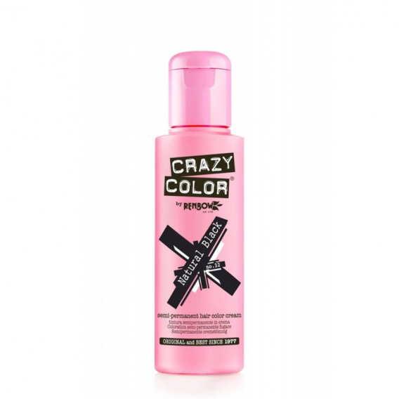 Obrázok pre Crazy Color 32 Natural Black farba na vlasy 100ml
