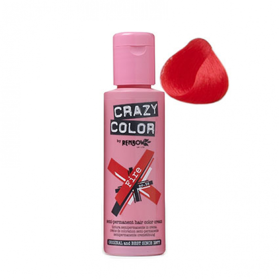 Obrázok pre Crazy Color 56 Fire farba na vlasy 100ml