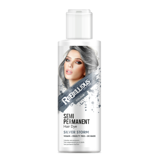 Obrázok pre Rebellious farba na vlasy Silver Storm 64 100 ml