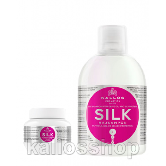 Obrázok pre Kallos Silk malý set šampón - maska