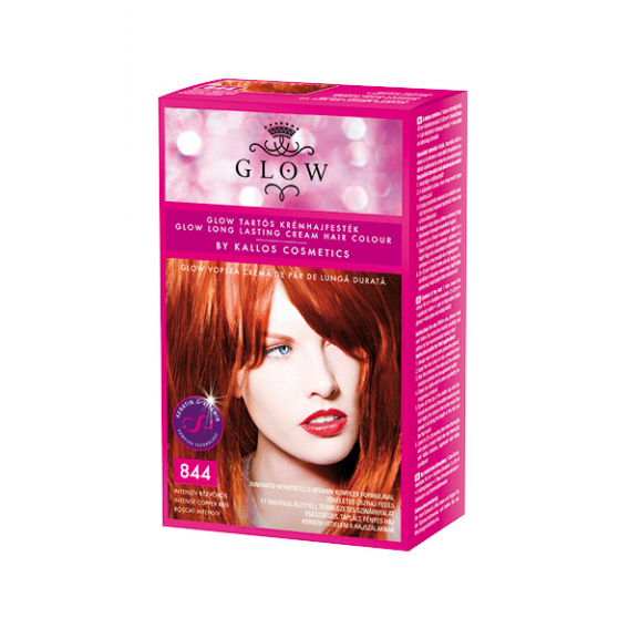 Obrázok pre Kallos Glow farba na vlasy nr. 844 intenzívna medená 40ml