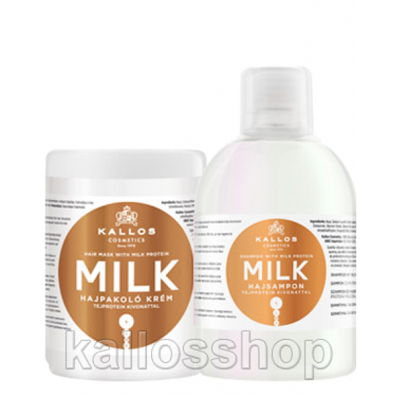 Obrázok pre Kallos Milk set šampón - maska