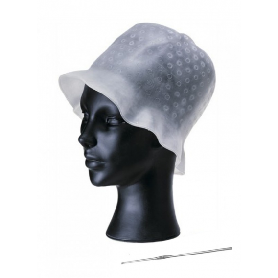 Obrázok pre LORY silikonový klobúk na melír s háčikom