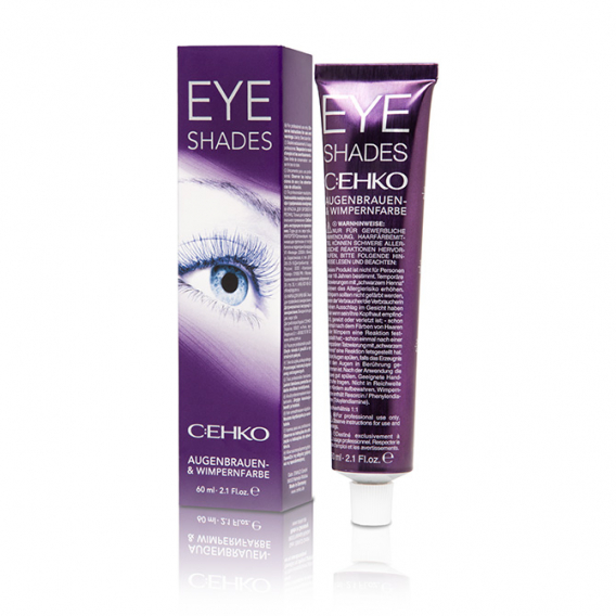 Obrázok pre C: EHKO Eye Shades Čierna farba na riasy a obočie 60 ml